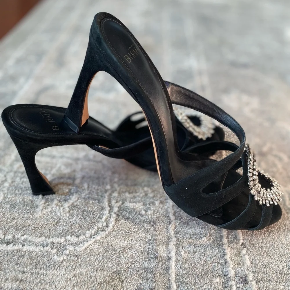NWT Alexandre Birman Alicia
Suede Embellished Mules - Picture 9 of 15